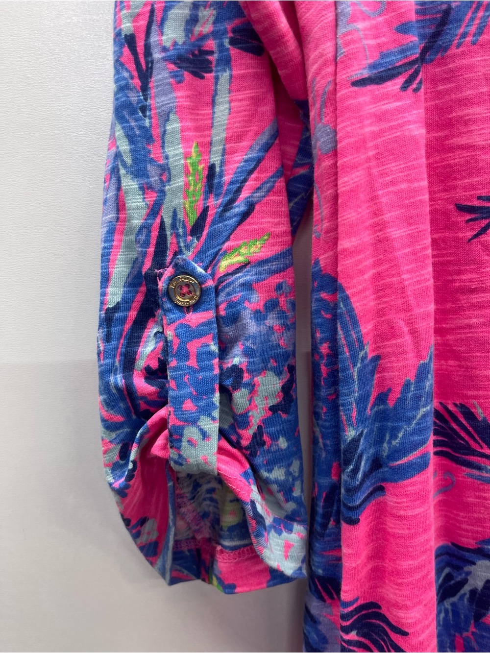 Lilly Pulitzer Surfcrest Swing Dress in  Tiki Pink Out on a Limb print - Picture 3 of 4